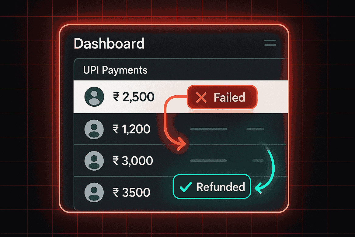 A step-by-step guide for businesses to resolve failed UPI transactions, process refunds, and adopt best practices for seamless digital payments.