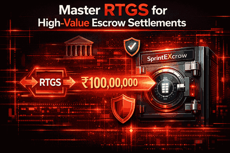 Use RTGS for secure, high-value escrow settlements with instant reconciliation and settlement finality.