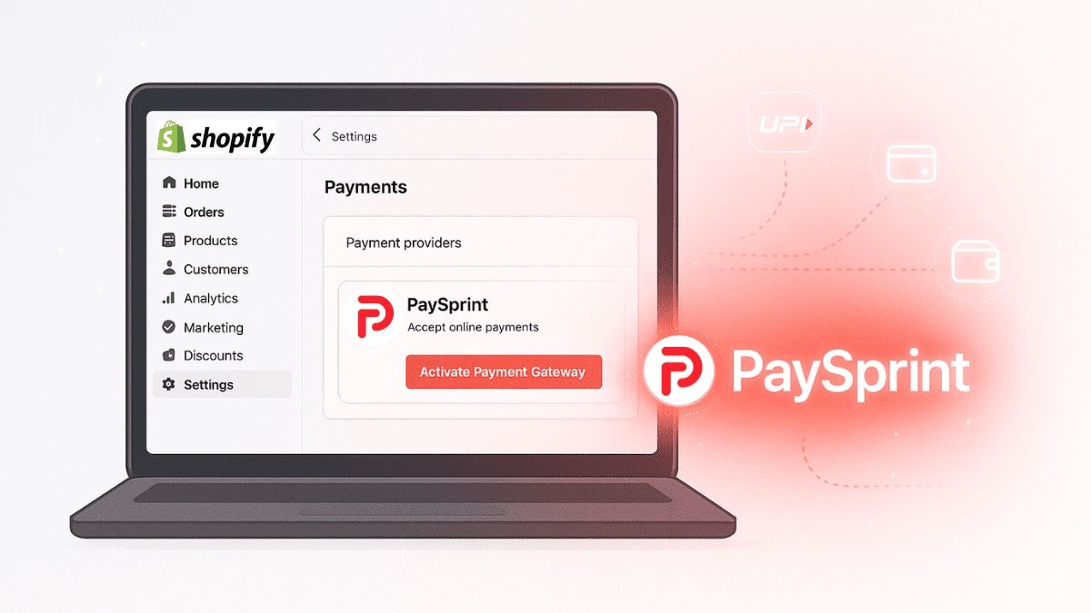 Power Your Shopify Store with PaySprint Payments