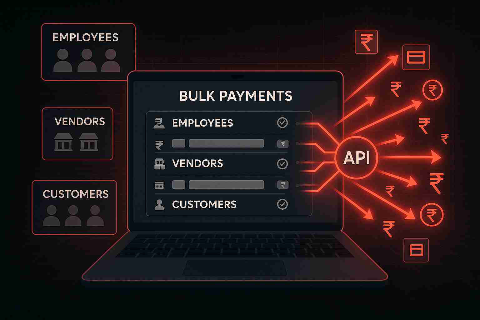 Discover how Bulk Payment APIs revolutionize payroll, vendor settlements, refunds, and NGO disbursements through automation and security.