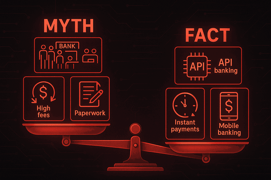 Modern Business Banking: Myths vs. Facts