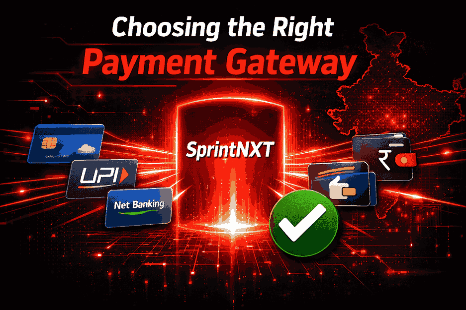 Choosing the Right Payment Gateway for Indian Businesses with SprintNXT