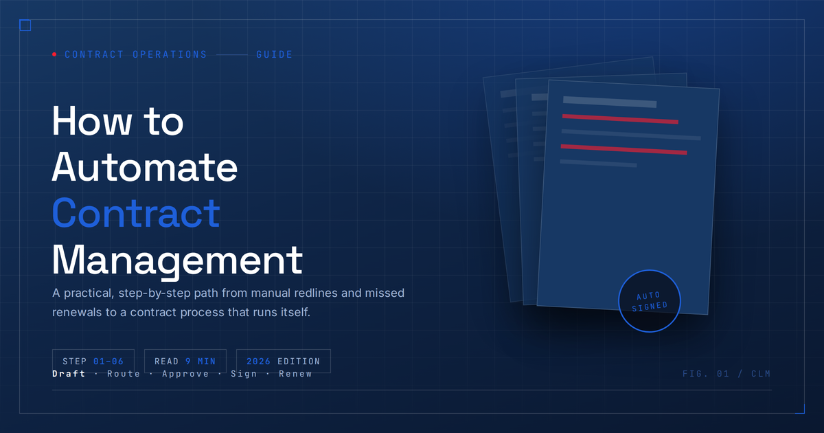 Automate Contract Management